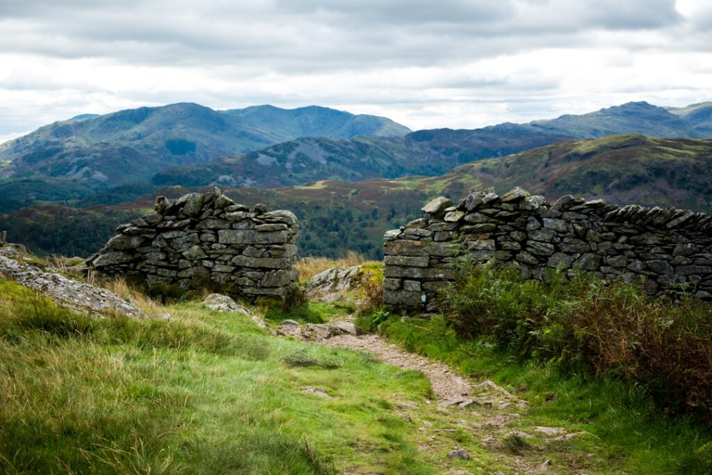 Photo countryside landscape